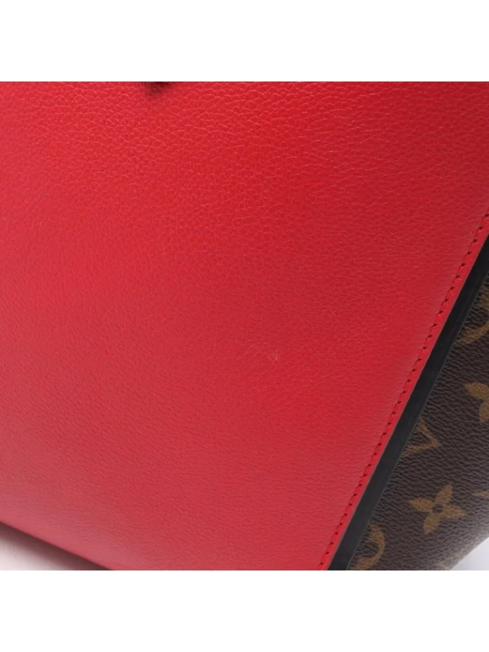 Louis Vuitton Tote Kimono MM Cerise Canvas Leather